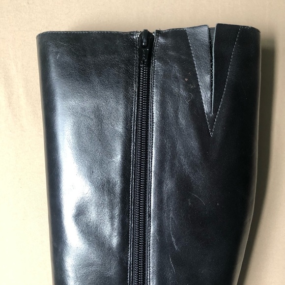 Aldo Black Leather Boots - Picture 11 of 15